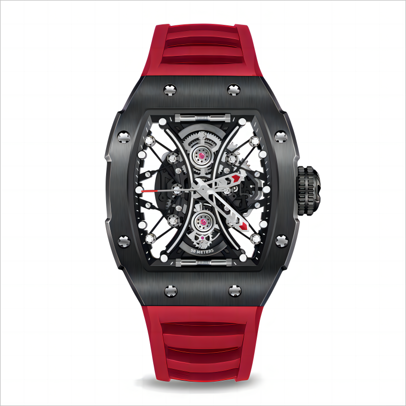 CMW-8055 メンズ腕時計クロノグラフ スポーツ防水ビジネス シリコーン ラバー バンド OEM ODM