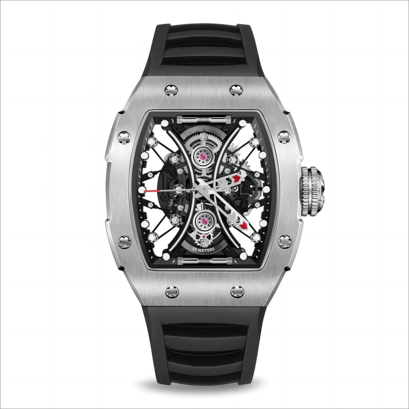 CMW-8057 メンズ腕時計クロノグラフクォーツ時計ビジネス OEM ODM くり抜きデザインスポーツウォッチ