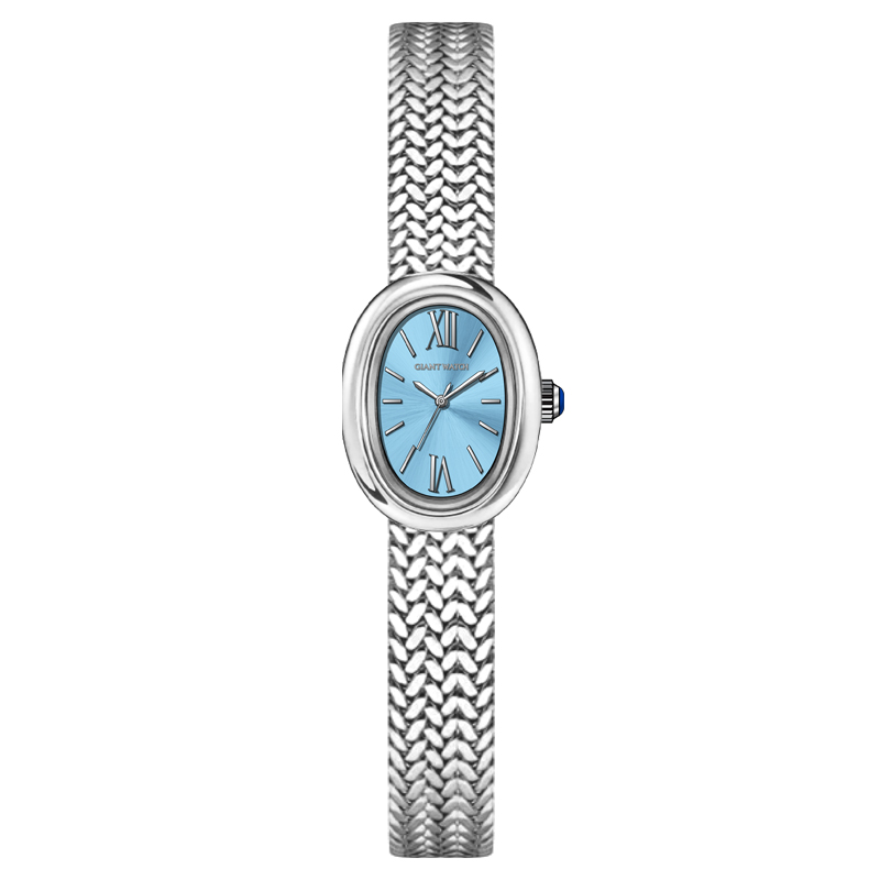 S09 PC11ムーブメントオーバルレディースウォッチ：バスタブ風36mm×22.3mmステンレススチール製ラグジュアリーデザイン